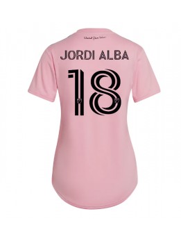 Inter Miami Jordi Alba #18 Heimtrikot für Frauen 2023-24 Kurzarm